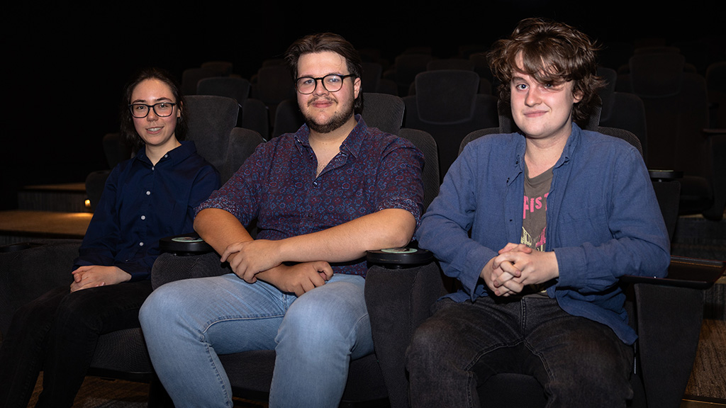 Prickle Productions Co-Founders, from left Martina Mejcen, Thomas Jackson and Ash Birks